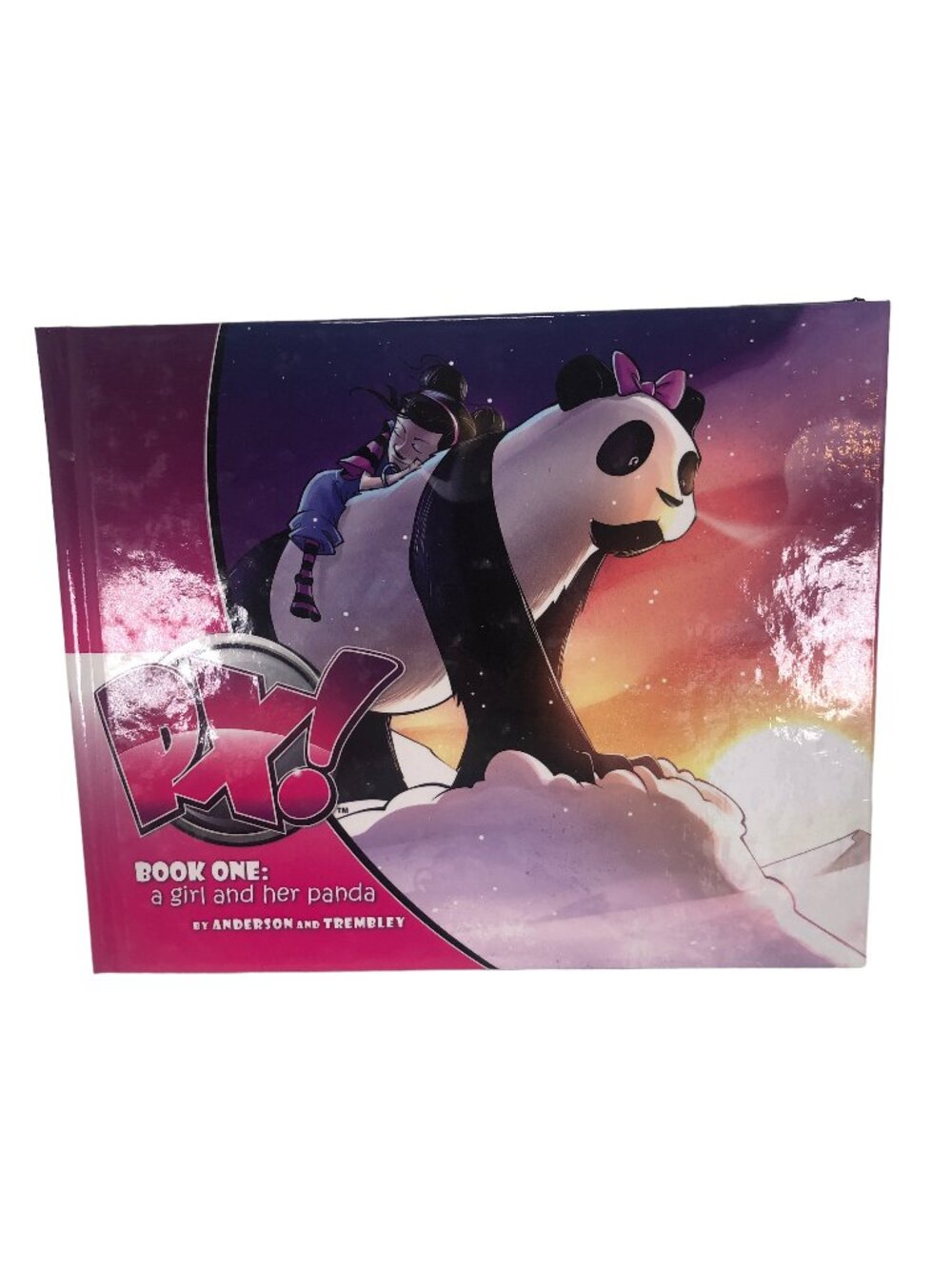 Signed PX! Book One: A Girl and Her Panda Hardcover Book By Manny Trembley New